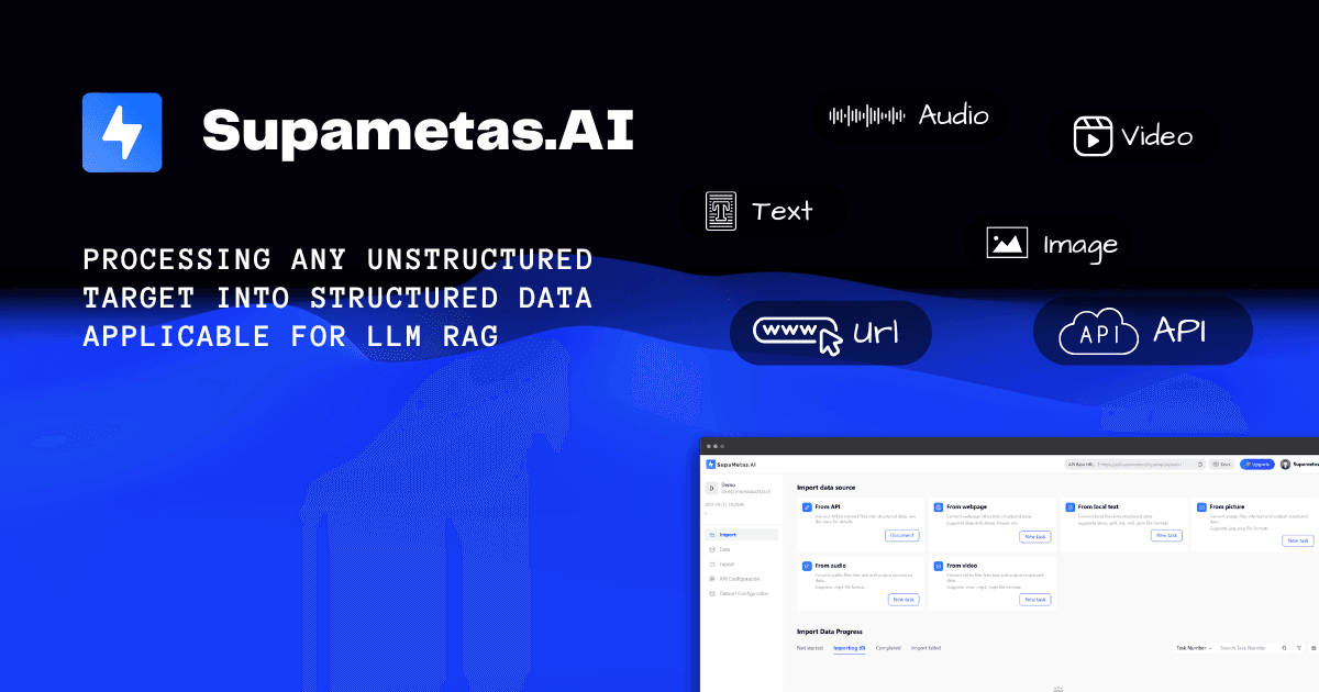 Screenshot or logo of Supametas.AI tool